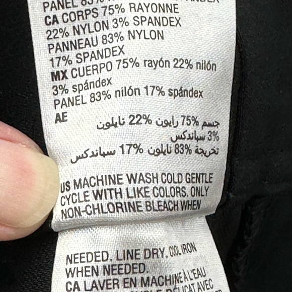 JM Collection Tummy Control Comfort Waist Straight Leg Curvy Fit Pant -size 2P - Picture 7 of 11